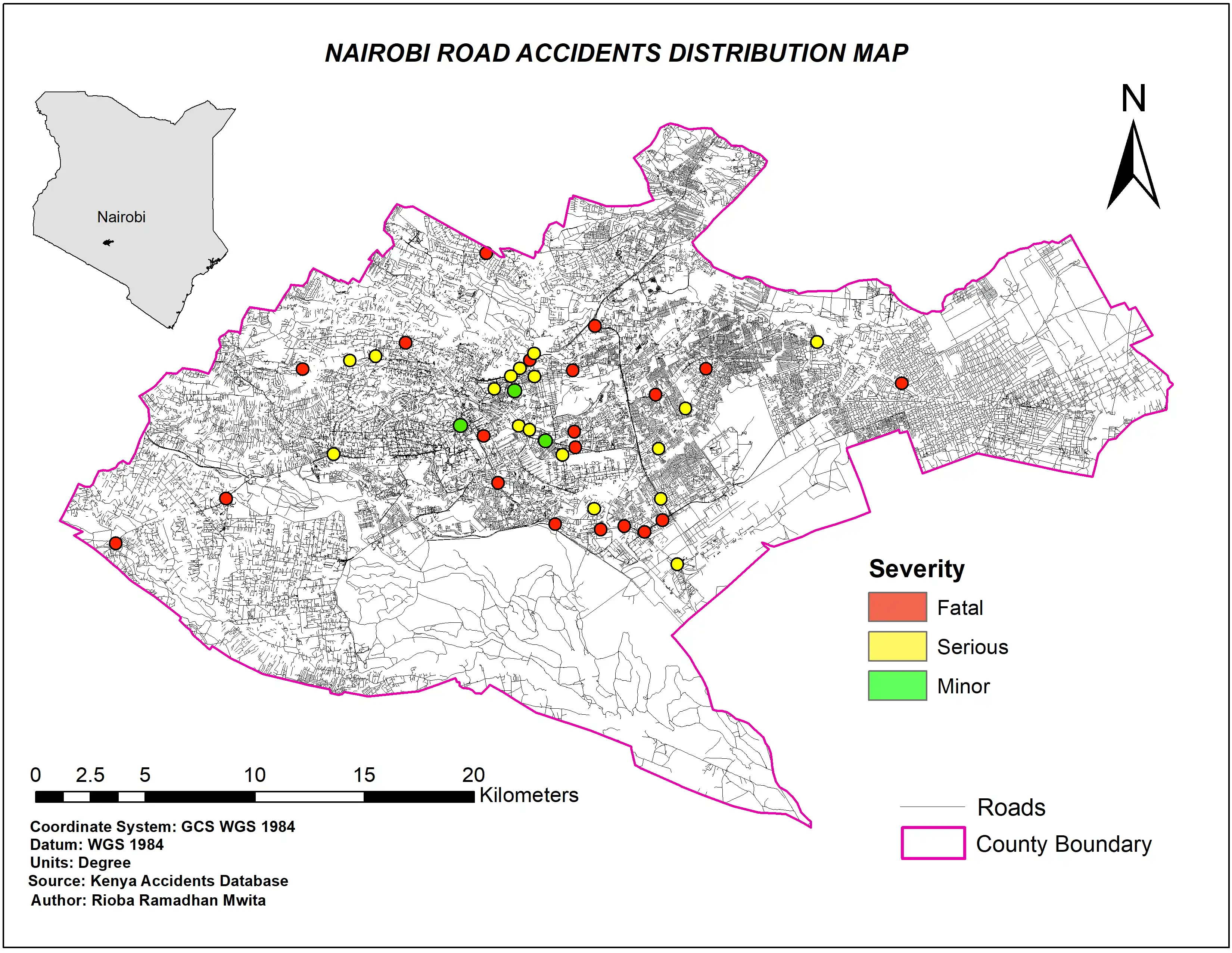 Accident Distribution Map