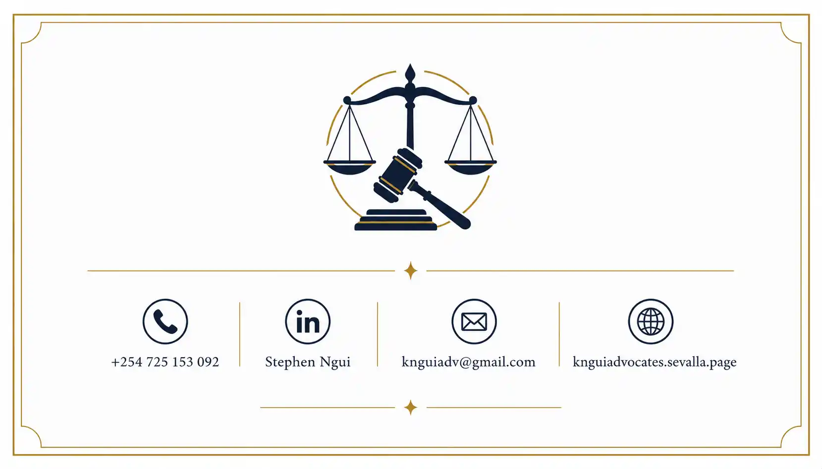 Business Card Back
