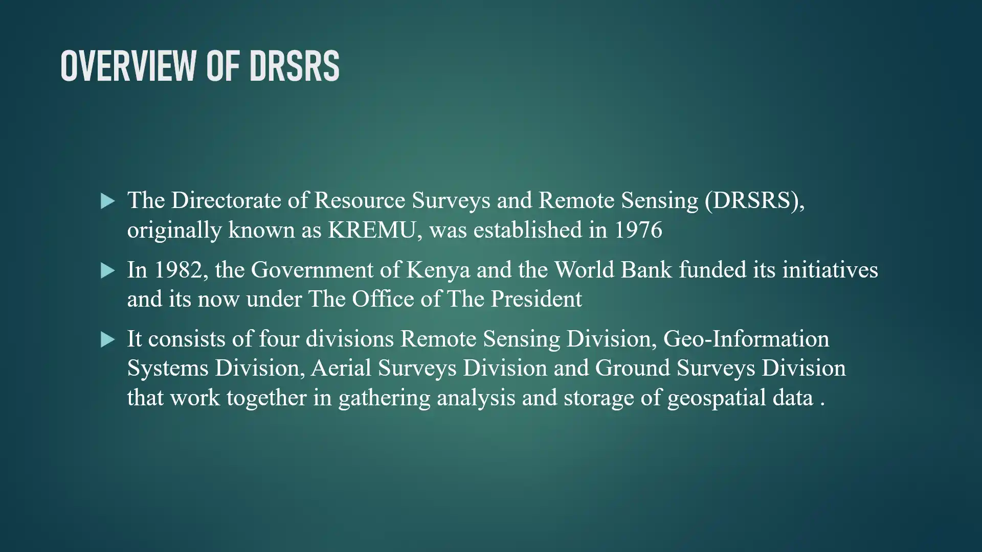 DRSRS Project Slide 2