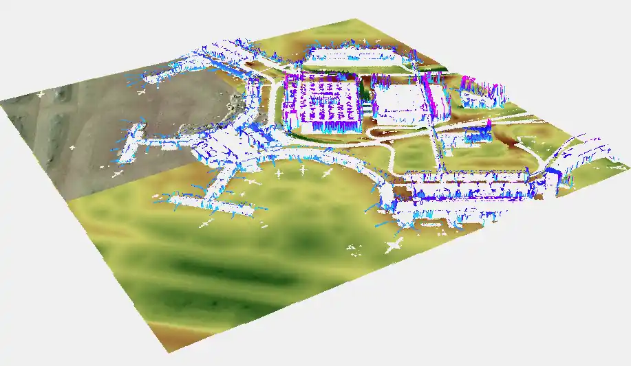LiDAR elevation analysis for terrain modelling